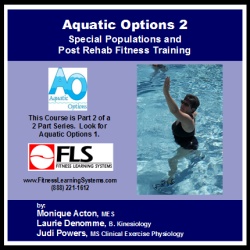 Aquatic Options 2: Special Populations & Post Rehab Fitness Training Image